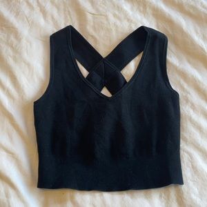 Express Crop Top Ribbed